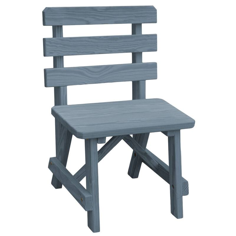 Pine 2' Traditional Backed Bench
