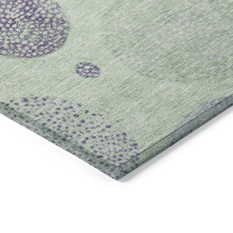 HomeRoots Geometric Transitional Rectangle Outdoor Rug