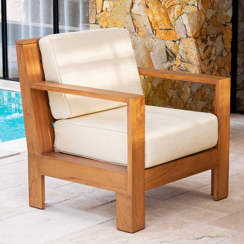 Cambridge Casual Logan 4-Piece Outdoor Conversation Set with Sunbrella Cushion