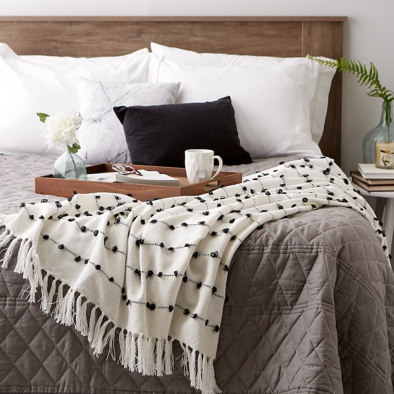 DII Woven Loop Throw