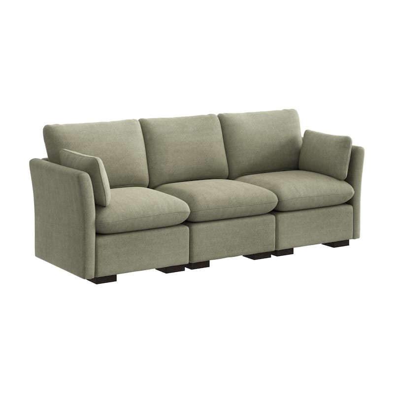 Bush Home Sienna Modular 3-Seater Sofa - Soft Green