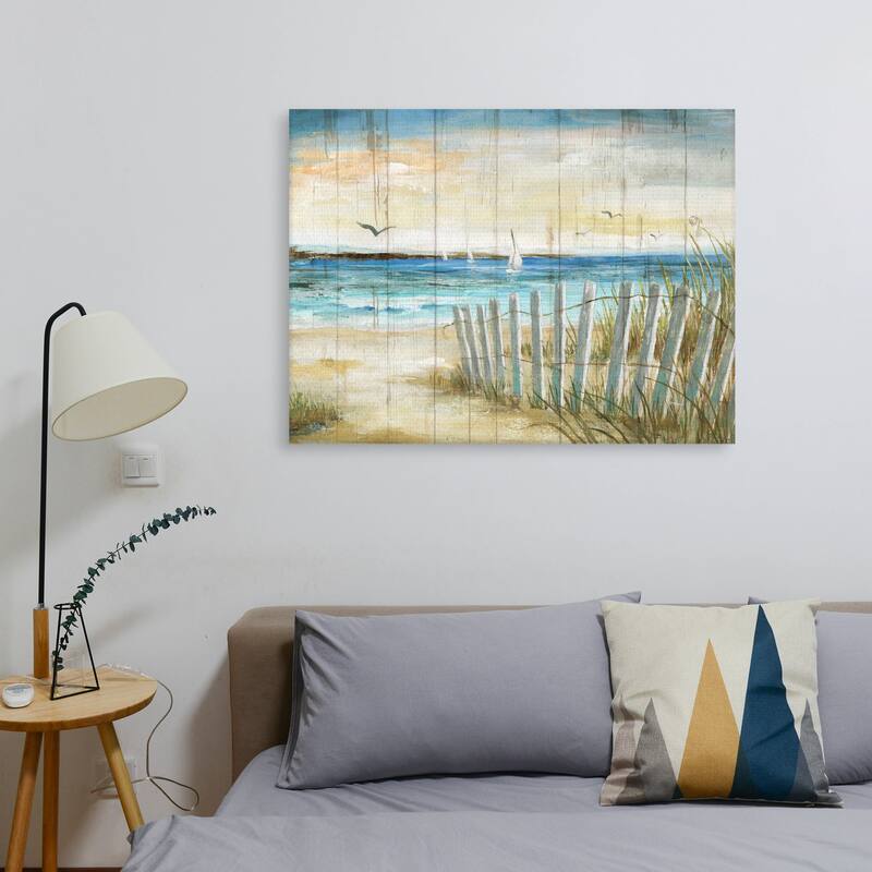 Coastal Causeway by Nan Canvas Art Print