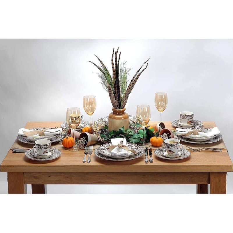 Spode Woodland Ascot Cereal Bowl Assorted Dogs - 8 Inch