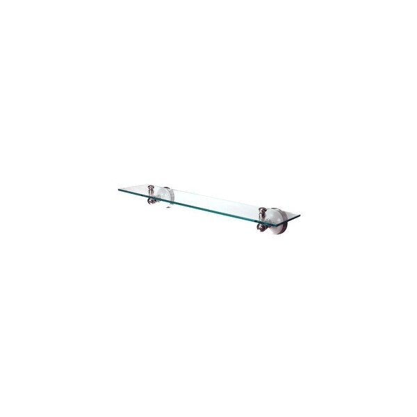 Elements Of Design EBA1119SN 21-5/8" Wall Mounted Glass Shelf from the Hot Springs Collection - Satin Nickel