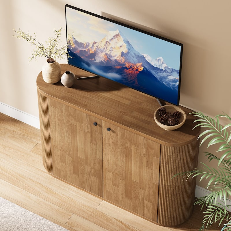 47 Inch TV Stand for TVs up to 55 Inch - 13.7" D x 47.2" W x 31.5" H