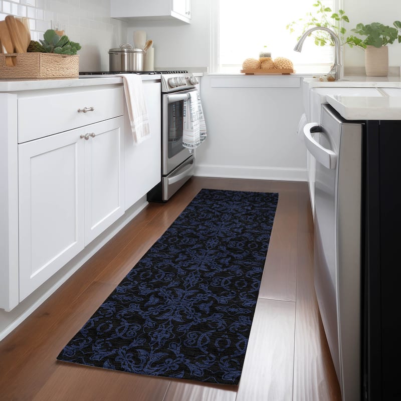 Machine Washable Indoor/ Outdoor Chantille Traditional Medallions Rug