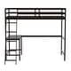 preview thumbnail 21 of 60, Traditional Wood Slat Loft Bed with Integrated Desk & Ladder