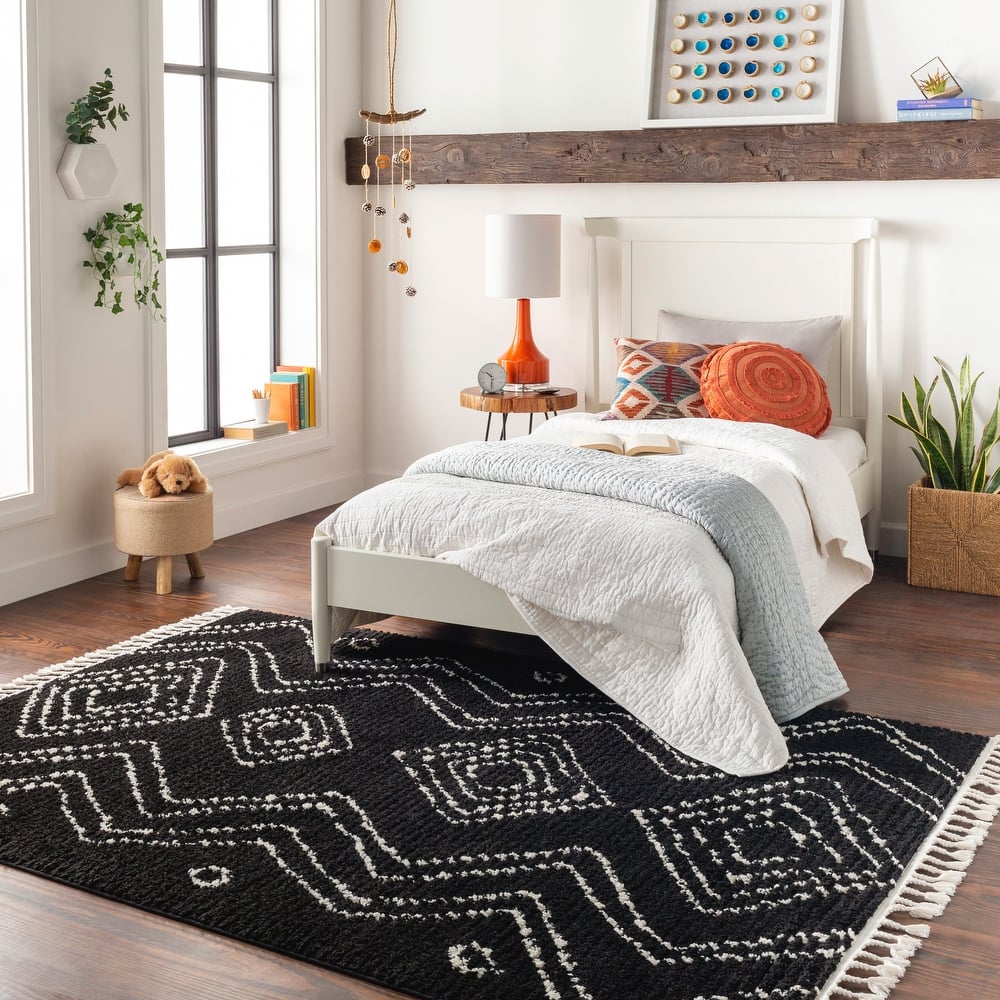 Mr. Kate Winston Boho Diamond Plush Area Rug