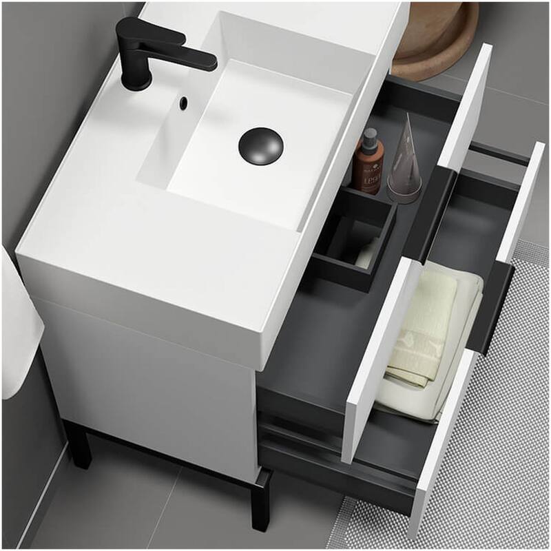 Nameeks Derin-3217 Derin 32" Free Standing Single Basin Vanity Set