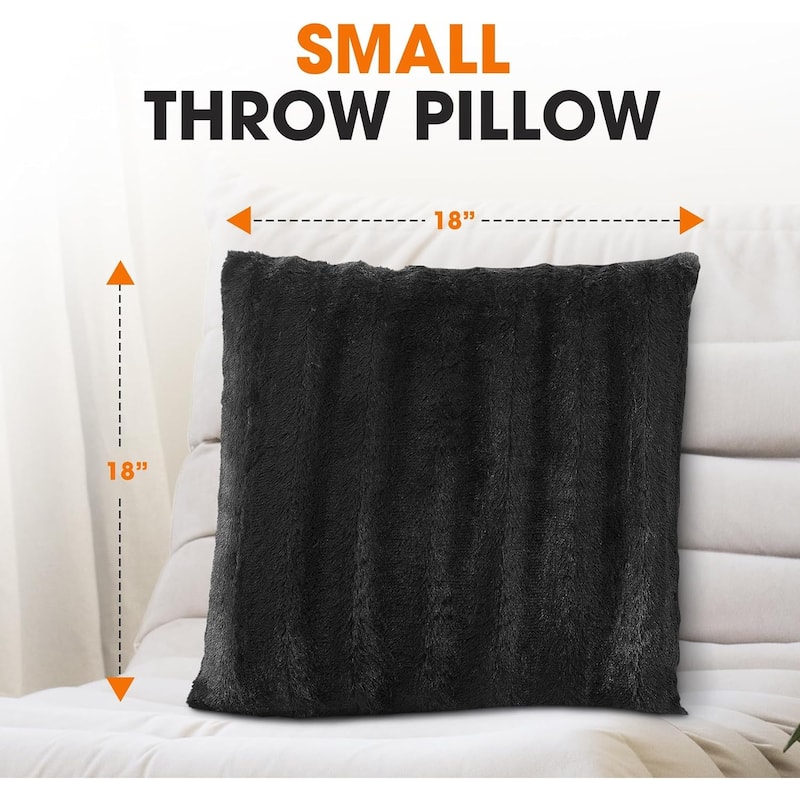 Cheer Collection Decorative Throw Pillows for Couch & Bed (Set of 2)