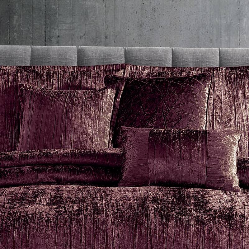 Riverbrook Home Turin Crinkled Velvet Comforter Collection