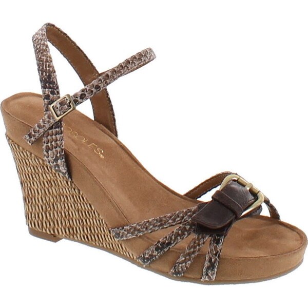 aerosoles women's plush around wedge sandal