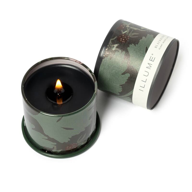 ILLUME Beautifully Done Baltic Glass Candle, Blackberry Absinthe