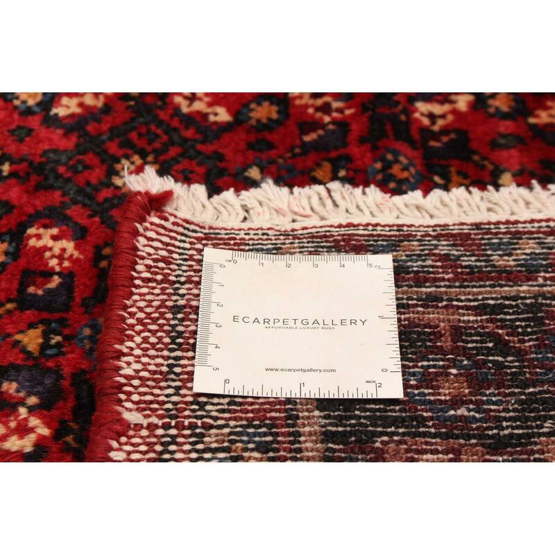 ECARPETGALLERY Hand-knotted Andelz Red Wool Rug - 5'2 x 9'11