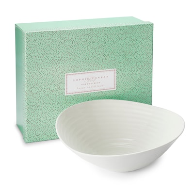 Portmeirion Sophie Conran White Large Salad Bowl - 13 inch