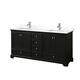Option Dark Espresso / White Quartz Top / Polished Chrome