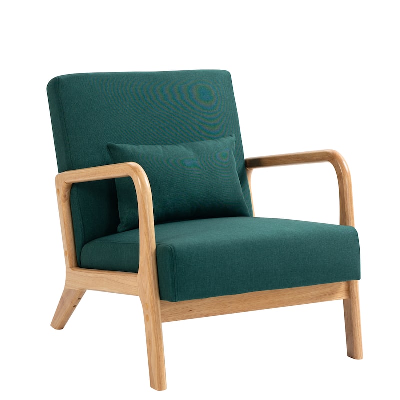Upholstered Arm Chair with Cution Modern Side Accent Chairs - 25.8"W x 28.7"H x 32.3"D