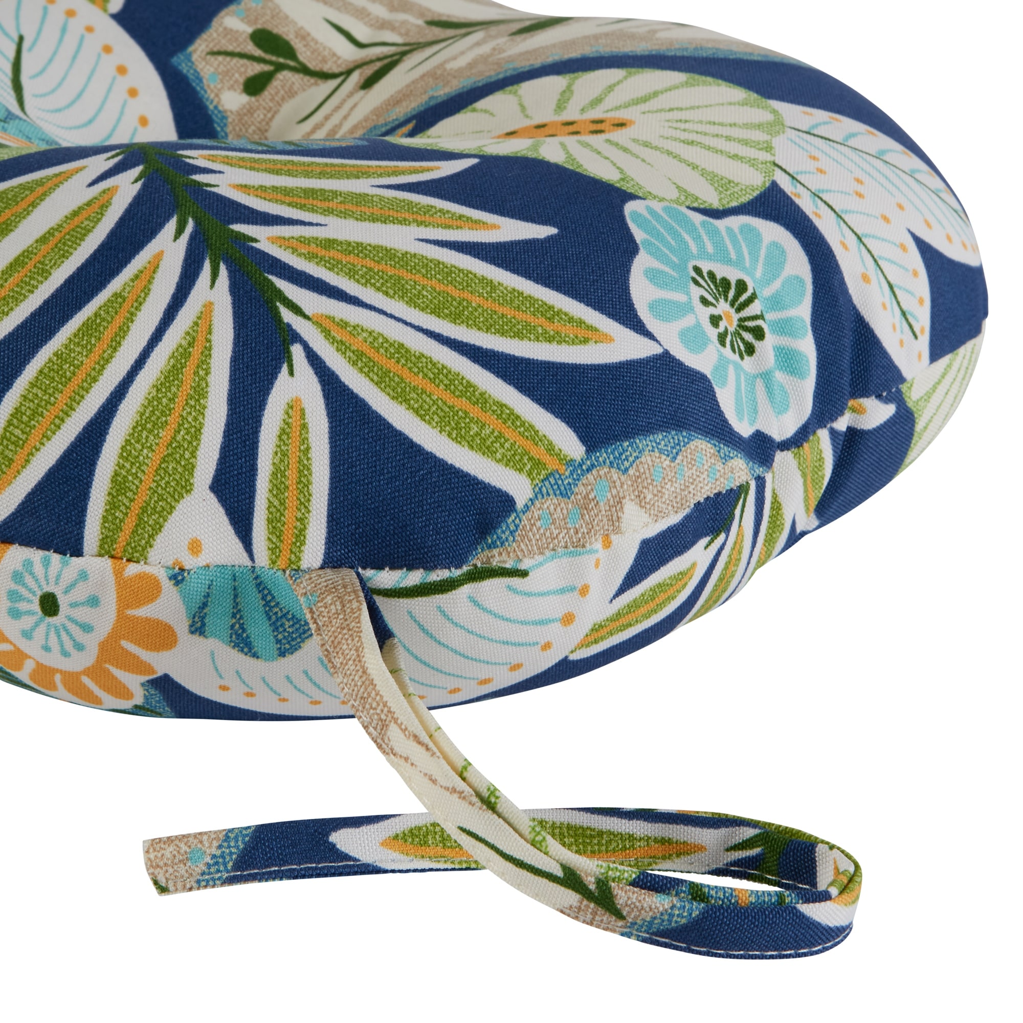 Eastport 18 inch Round Outdoor Bistro Chair Cushion Set of 2 by