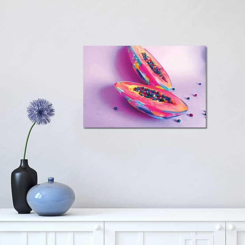 iCanvas "Papaya" by ETTAVEE Canvas Print - 12x18x1.5