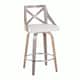 Option Cream Fabric/Light Grey Wood/Chrome