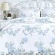 preview thumbnail 30 of 44, Printed Prewashed Cotton Blue Collection (Individual Set Sell Separately) Blue Big Floral Duvet Set - Full - Queen - 3 Piece