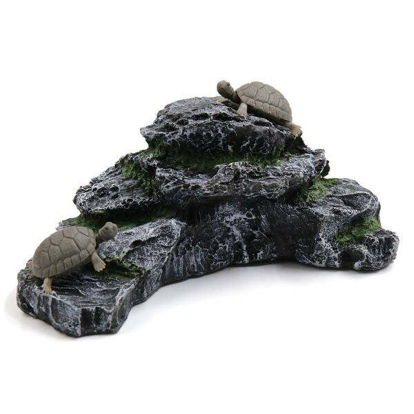 Shop Resin Aquatic Turtles Climbing Rock Ramp Aquarium Fish Tank