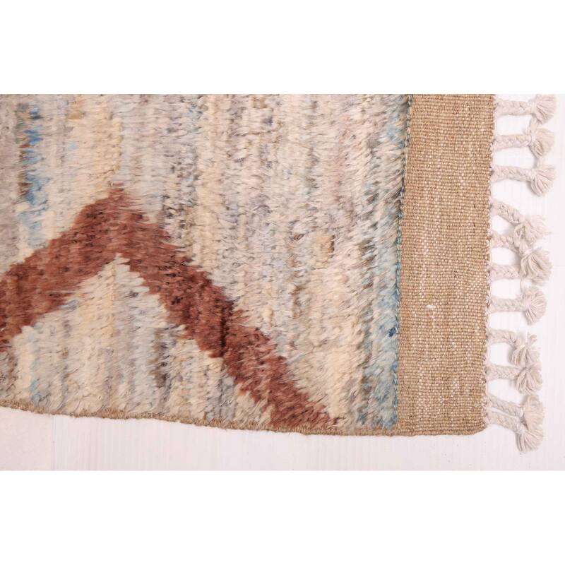 ECARPETGALLERY Hand-knotted Pak Finest Marrakesh Light Grey Wool Rug - 9'2 x 12'2