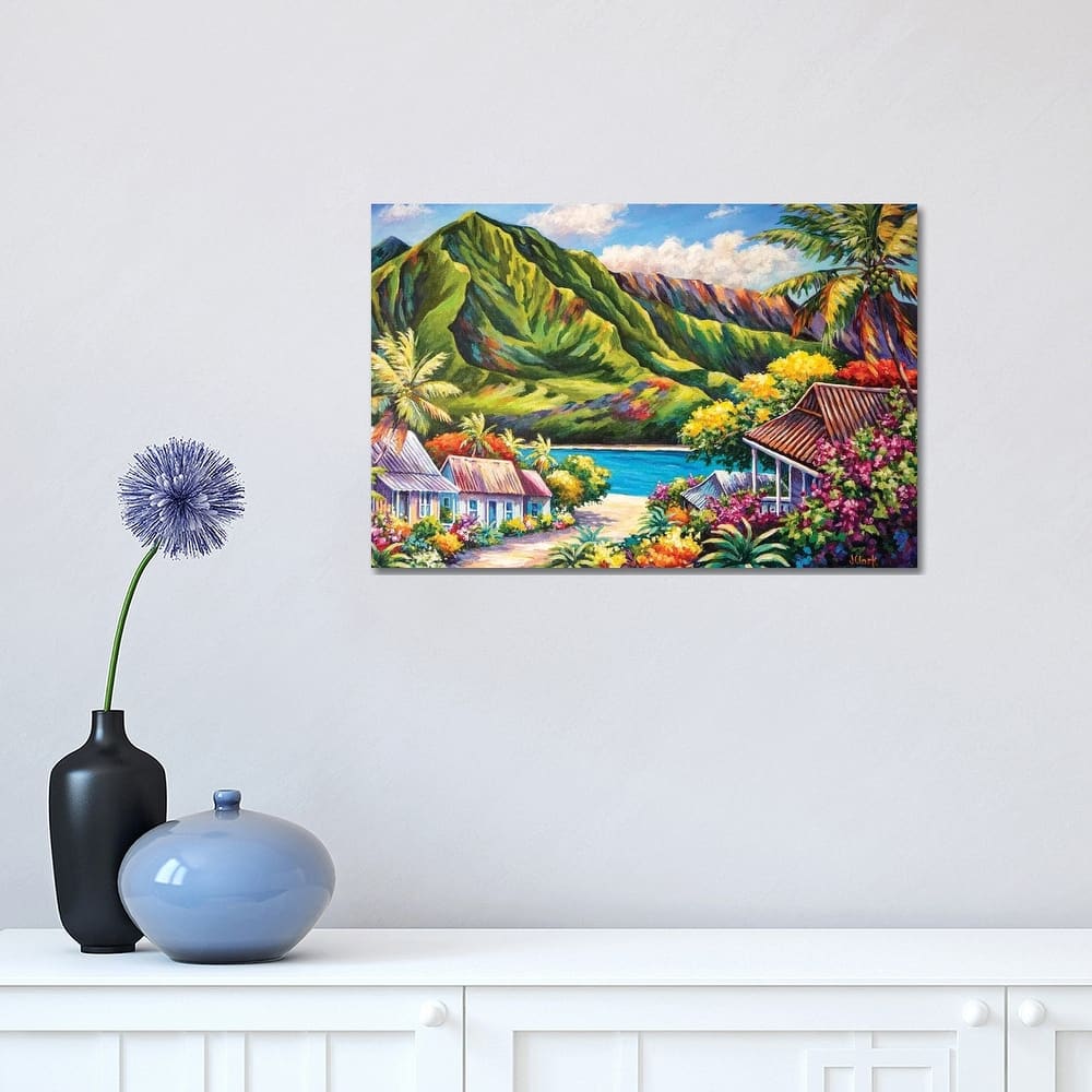 iCanvas "Hanalei In Bloom" by John Clark Canvas Print