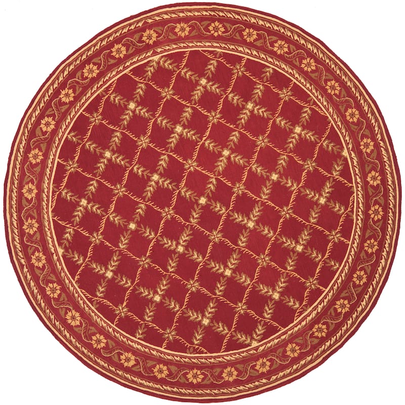 SAFAVIEH Handmade Wilton Lizette Country Floral Wool Rug