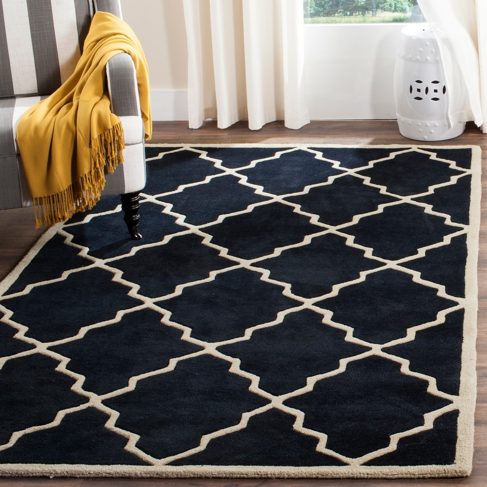SAFAVIEH Handmade Chatham Nhuong Modern Moroccan Wool Rug