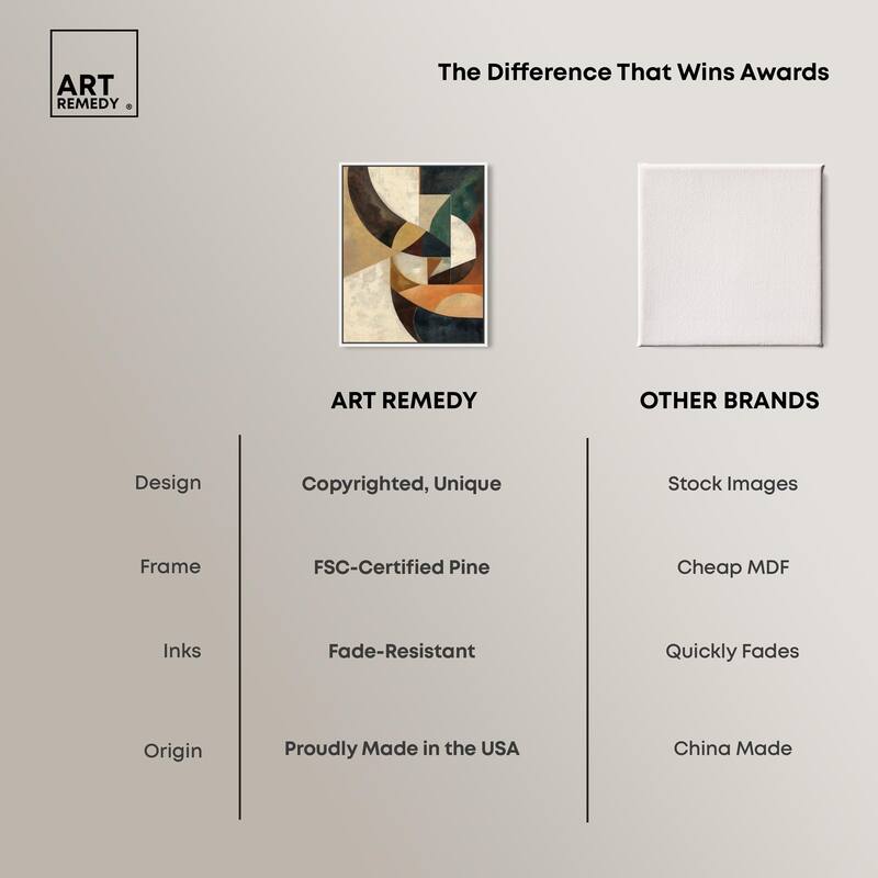 Intersecting Planes Canvas by Art Remedy