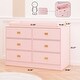 preview thumbnail 3 of 6, Dresser for Bedroom with 6 Drawers