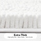 preview thumbnail 88 of 110, Deconovo Non Slip Chenille Striped Bath Mat Soft Durable