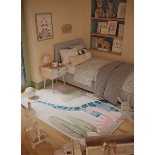 Ginza Six Washable Lost Earth Gentle Titans Kids Rug