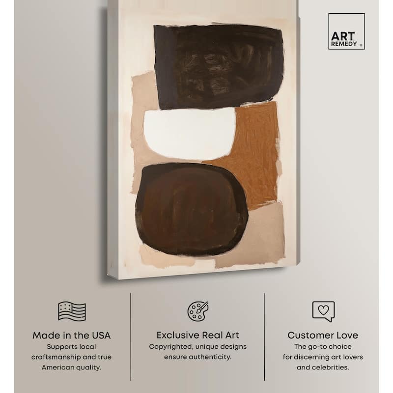 Asymmetrical Balance II Canvas by Art Remedy, Gallery Wrapped