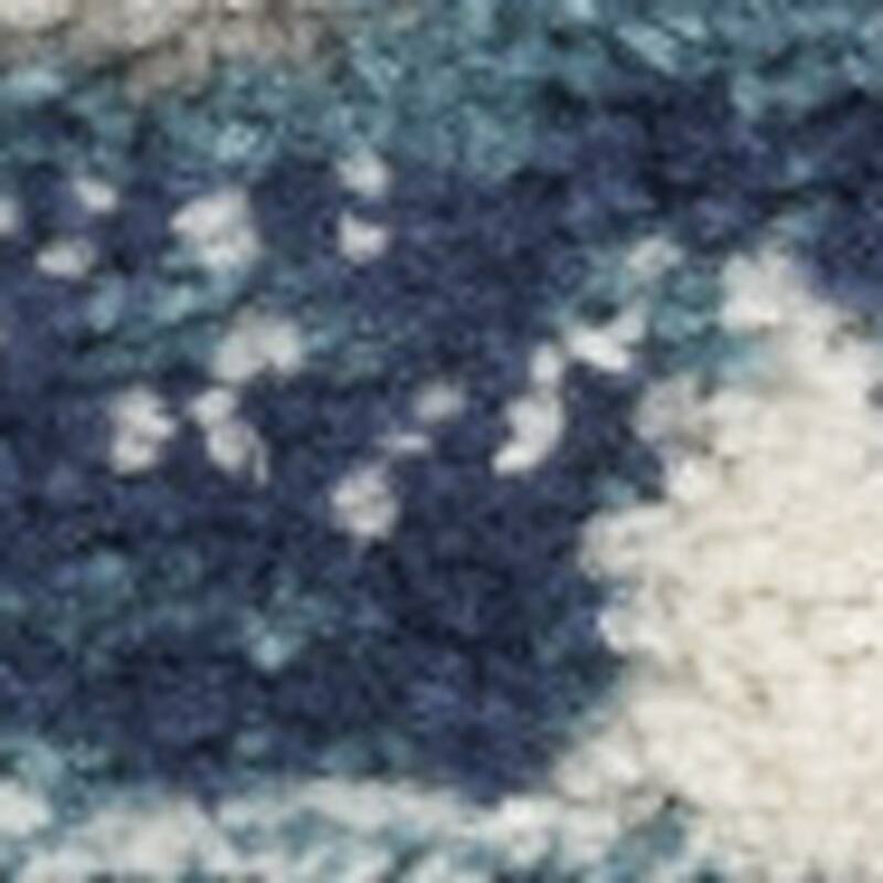 Power Loomed Distressed Floral Traditional Area Rug - 120' X '26' X '0.5