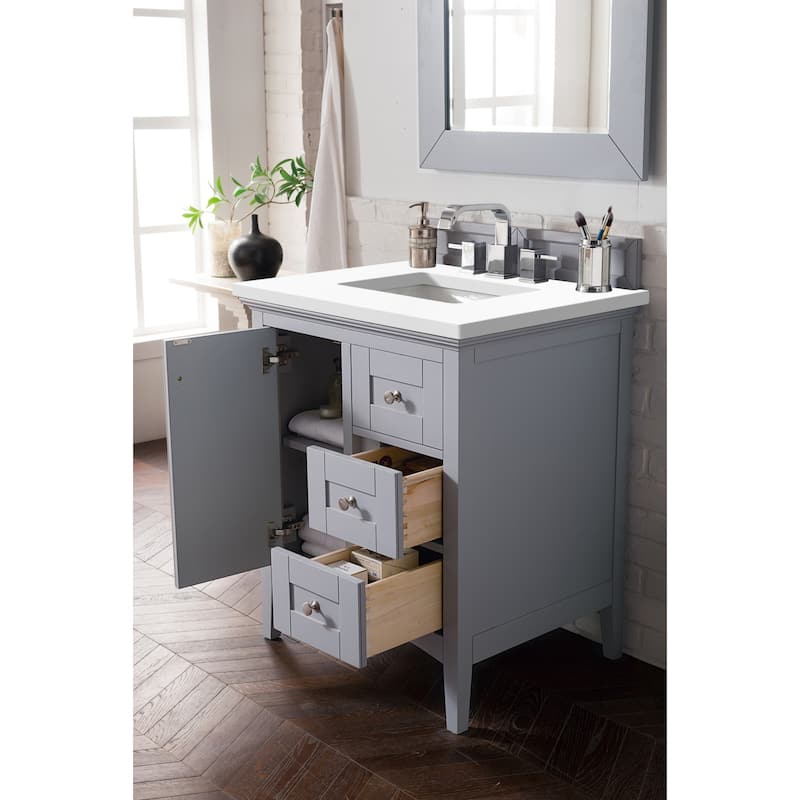James Martin Vanities 527-V30-3WZ Palisades 30" Free Standing Single