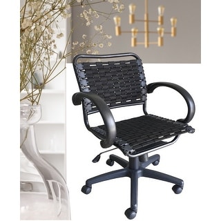 Swivel Adjustable Desk Chair Bungee Arm Office Chair Meeting Chair 