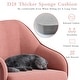 preview thumbnail 20 of 117, Corvus Braff Velvet Upholstered Adjustable Ergonomic Office Chair