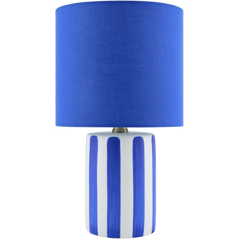 Livabliss Melbu Modern & Contemporary Accent Table Lamp - Dark Blue