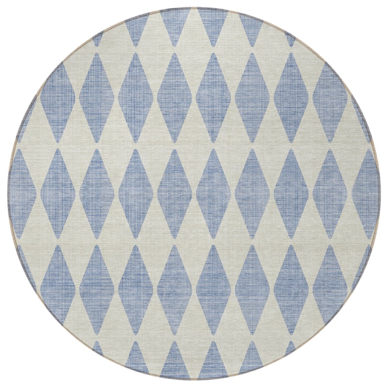 HomeRoots Geometric Transitional Rectangle Outdoor Rug