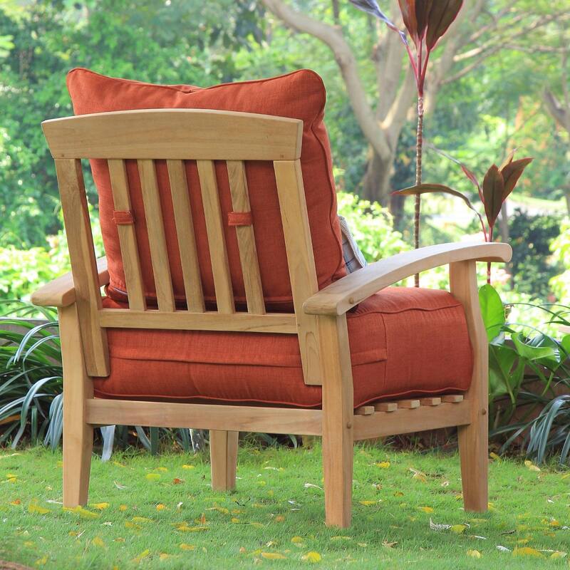 Cambridge Casual Leon 7-piece Teak Patio Conversation Set