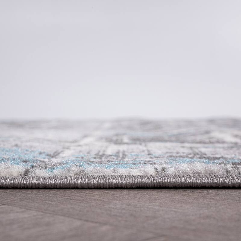 World Rug Gallery Distressed Abstract Area Rug