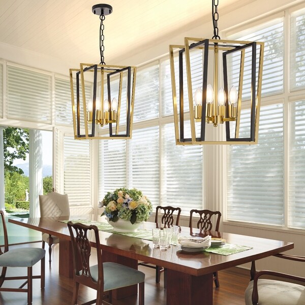Square chandelier light fixture cheap