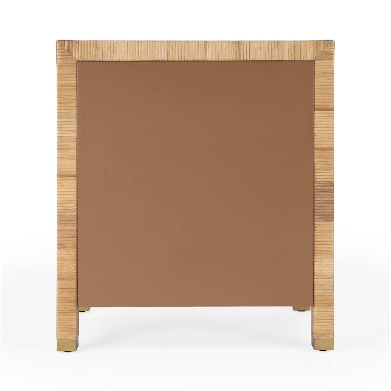 Corfu 3 Drawer Natural Raffia Chest