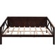 preview thumbnail 5 of 7, Modern Full Size Daybed with Wood Slat Support & Additional Storage Space