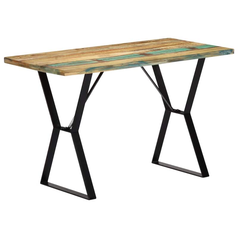vidaXL Dining Table 47.2"x23.6"x29.9" Solid Reclaimed Wood - 47.2" x 23.6" x 29.9"