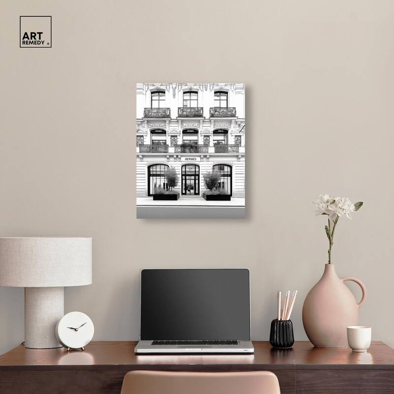 Lux Store Front Canvas by Art Remedy, Gallery Wrapped