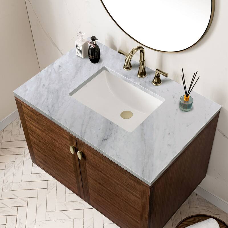 James Martin Vanities 670-V36-3CAR Amberly 36" Free Standing or Wall