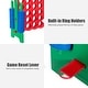 preview thumbnail 11 of 21, Costway Jumbo 4-to-Score 4 in A Row Giant Game Set for Family - See Description